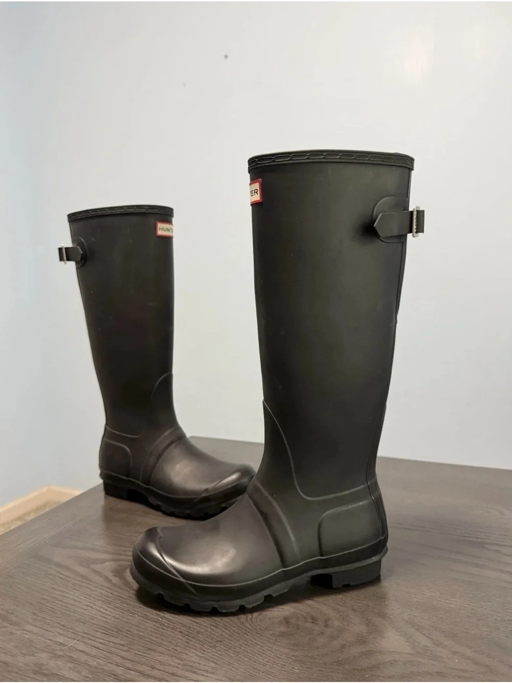 Hunter Original Tall Rain Boots Women US 7 UK 5 EU 38 Black Waterproof